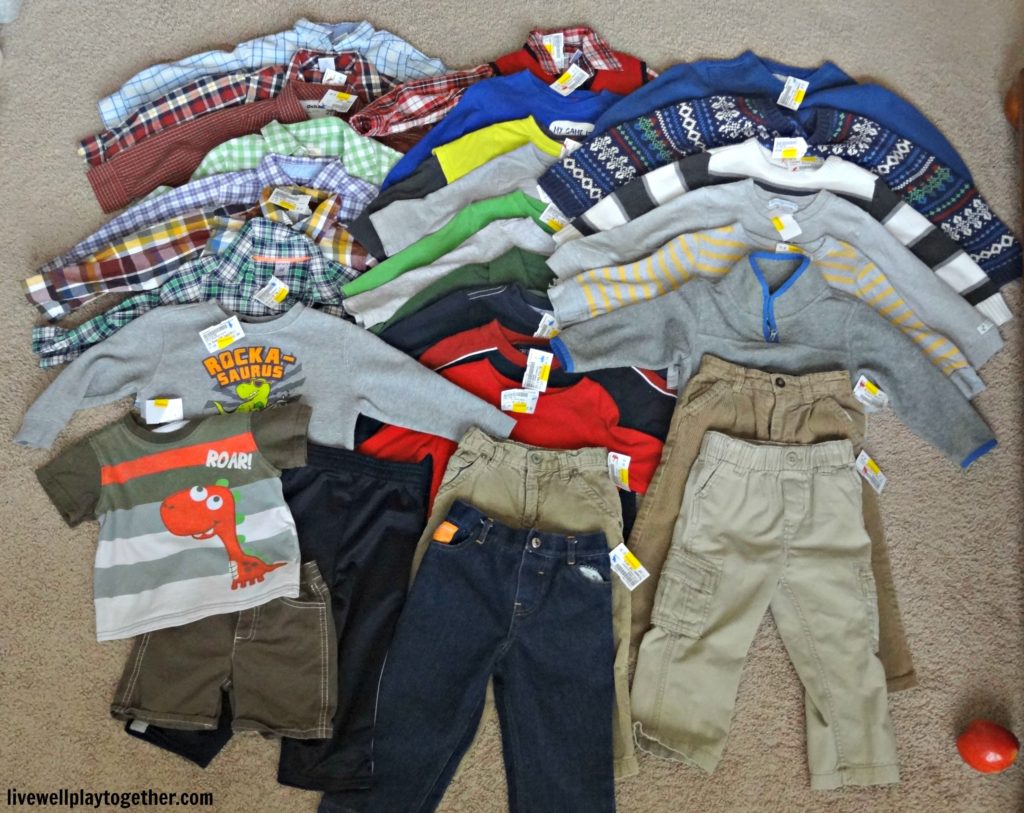 saving money on kids' clothes