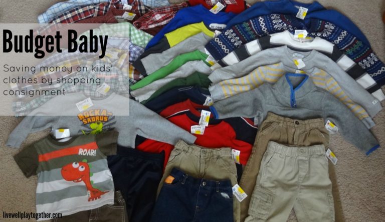 Budget Baby: Saving Money by shopping consignment for kids’ clothes