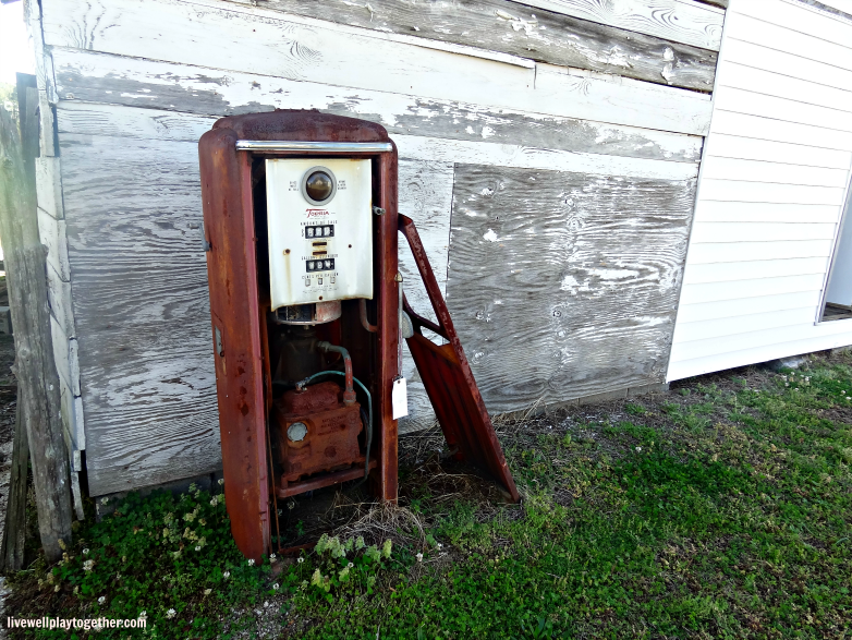 antique gas pump