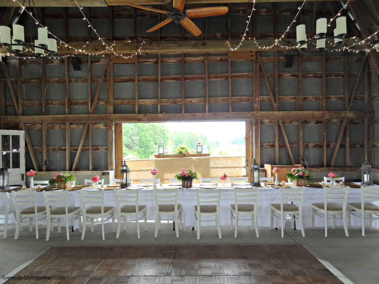 Beautiful Barn Wedding Head Table