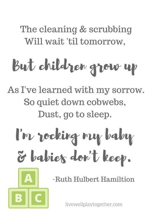 Babies Don't Keep: Thoughts on Watching Little Grow Up + Free Printable