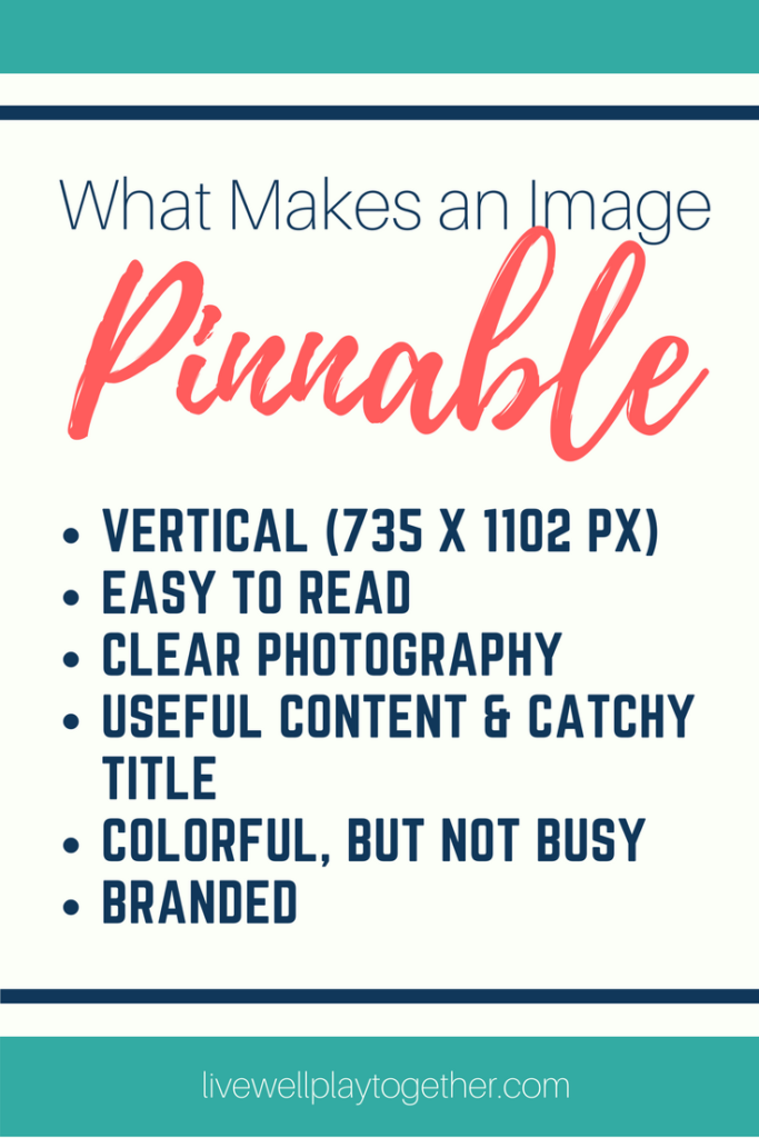 What to Create the Perfect Pin? Here are tips to create a great Pinterest image for your blog!