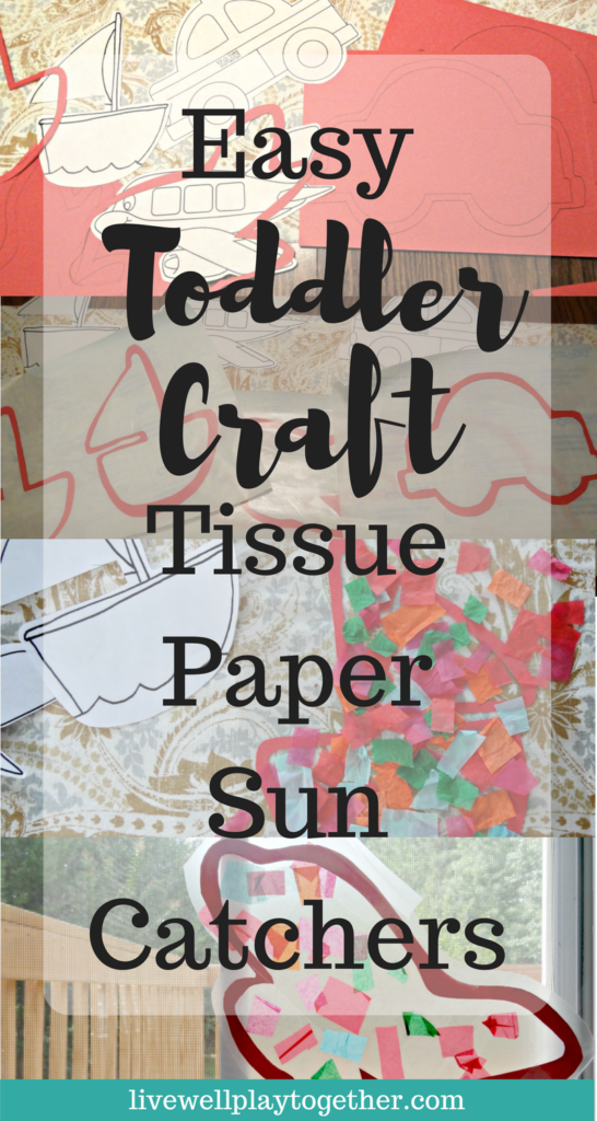 DIY Tissue Paper Sun Catchers - Fun & Easy Craft for Toddlers and Preschoolers!
