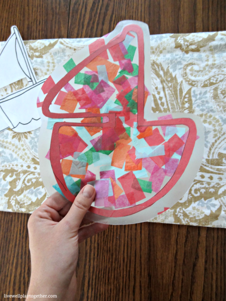 DIY Tissue Paper Sun Catchers - Fun & Easy Craft for Toddlers and Preschoolers!