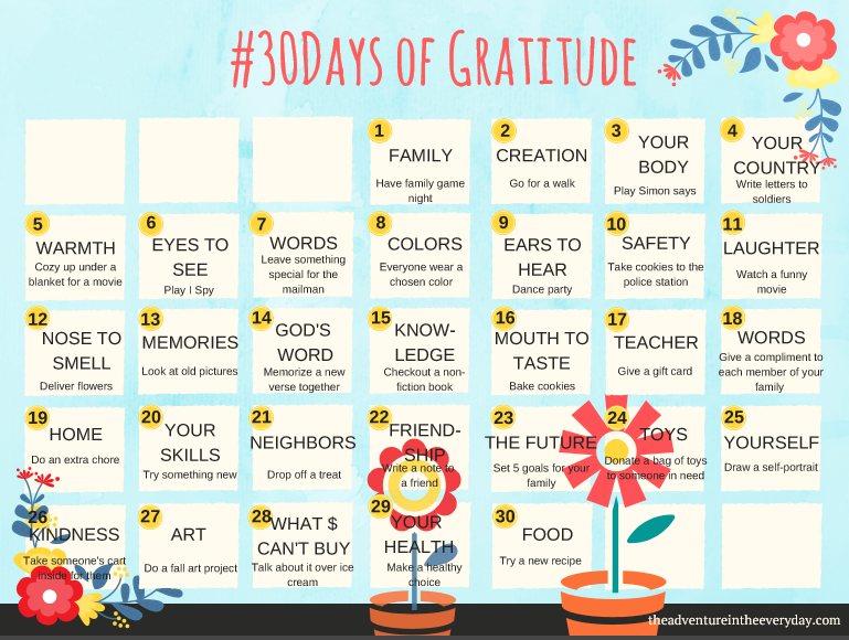 30 Days Of Gratitude Simple Ways To Cultivate A Spirit Of 30 Days Of Gratitude Simple Ways To Cultivate A Spirit Of