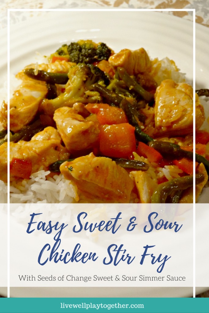 Easy Sweet & Sour Stir Fry Chicken - Perfect Weeknight Meal #mealplanning #easymeals #cooking 