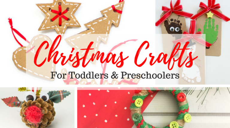 20 Christmas Crafts for Toddlers & Preschoolers