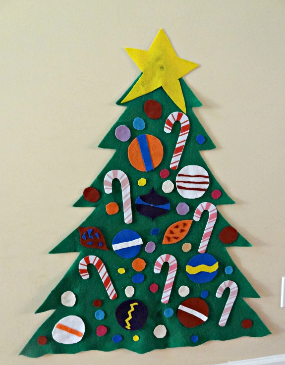 Easy DIY Felt Christmas Tree - Perfect for Toddlers!