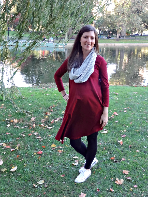 2 Ways to Wear an Asymetric Shift Dress for Fall & Winter