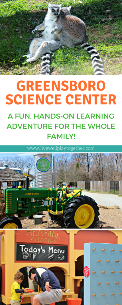 Take a Day Trip to Greensboro, NC and check out the Greensboro Science Center - hands-on fun and learning for the whole family! #science #museum #toddlerfun #vacation #familyvacation #familyfun #learning #daytrip #northcarolina #visitnc #greensboronc #travel #familytravel