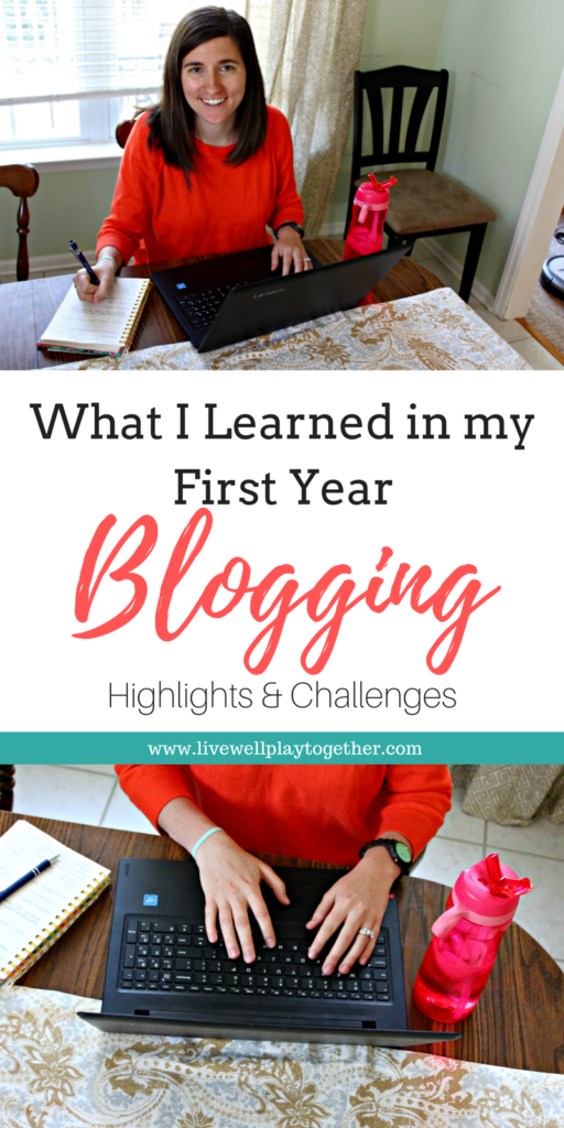 Thinking about starting a blog? Here are the highlights and challenges from my first year blogging. #bloggingtips #successfulblogging #momblogger #blogtips #growyourblog