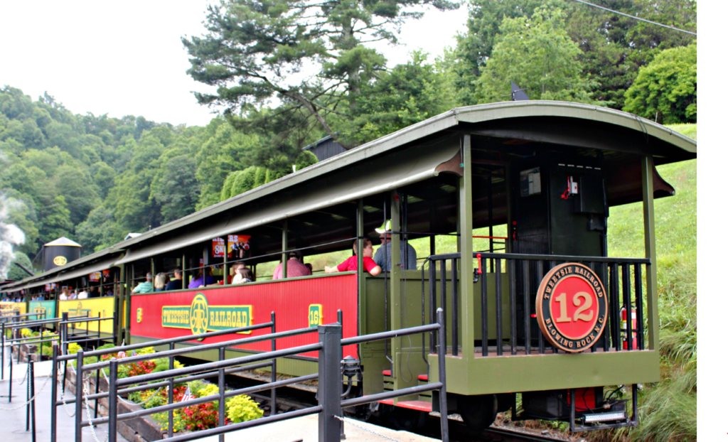 Tweetsie Railroad is a fun-filled, Wild West adventure Theme Park for the Whole Family. Located in the heart of the Blue Ridge Mountains of North Carolina, Tweetsie is a family-friendly vacation spot that you're sure to love! #tweetsie #tweetsierailroad #familytravel #visitNC #NorthCarolina #BlueRidgeMountains #Boone #BlowingRock #familyvacation