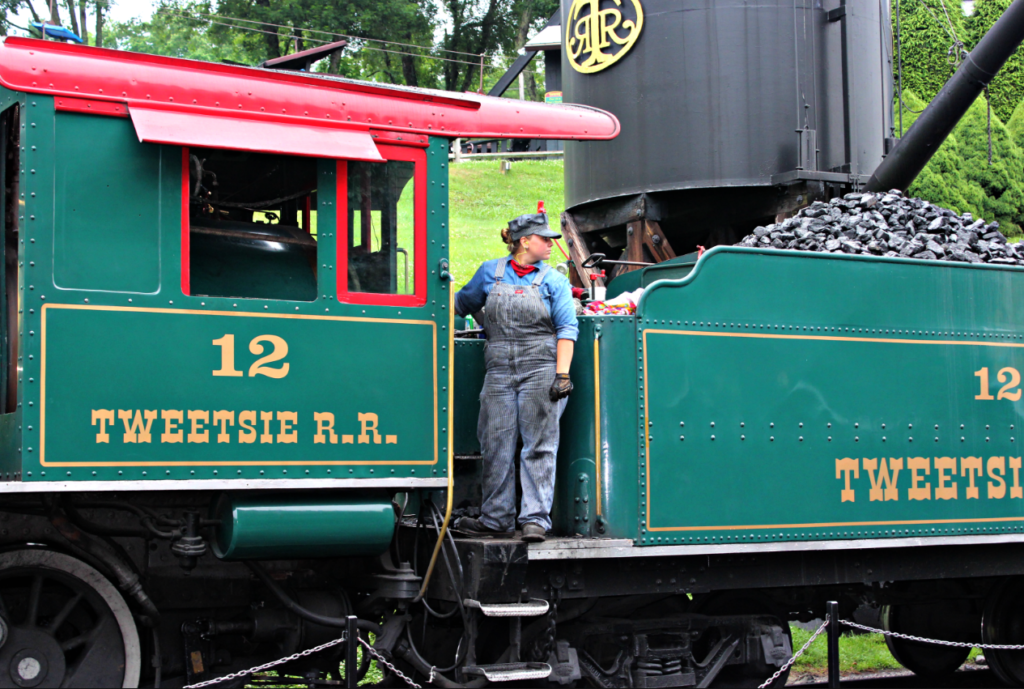 Tweetsie Railroad is a fun-filled, Wild West adventure Theme Park for the Whole Family. Located in the heart of the Blue Ridge Mountains of North Carolina, Tweetsie is a family-friendly vacation spot that you're sure to love! #tweetsie #tweetsierailroad #familytravel #visitNC #NorthCarolina #BlueRidgeMountains #Boone #BlowingRock #familyvacation