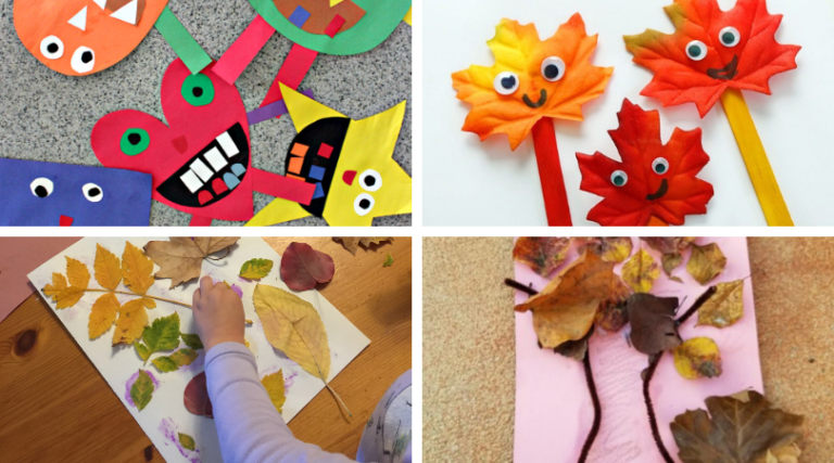 10+ Fun & Easy Fall Crafts for Kids