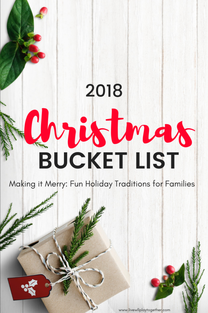 Our Christmas Bucket List! These fun family Christmas traditions will help you keep it simple and still create excellent memories with your family this Christmas season. Pefect for families with young kids! #familyChristmasTraditions #ChristmasBucketList