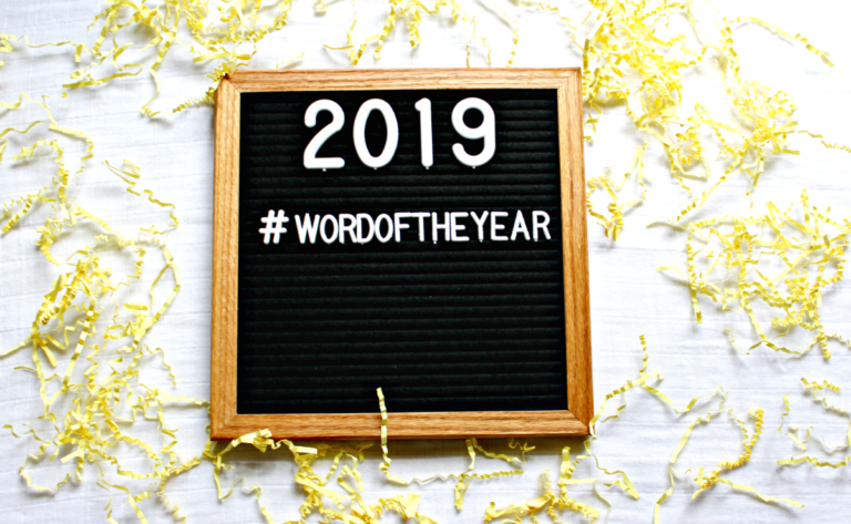 My 2019 Word of the Year
