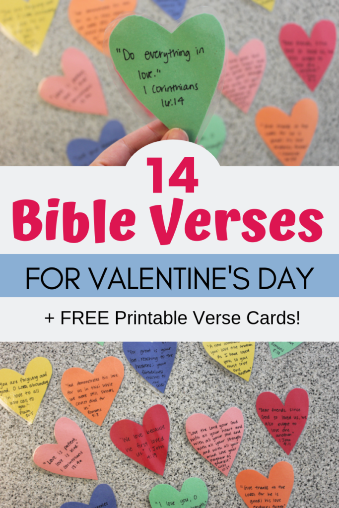 14 FREE printable Bible Verse Valentine's cards you can use to teach children about God's love this Valentine's Day! Grab yours today! #valentinesday #childrenschurch #bibleversesforkids