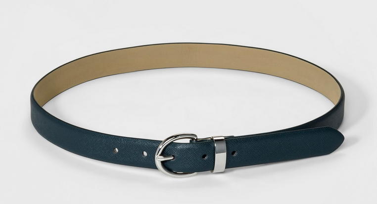 Dark Green Jewel Tone belt from Target