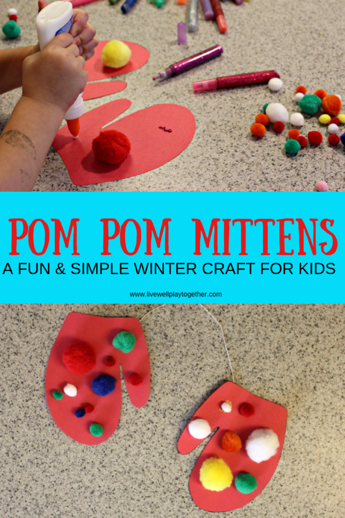 Glitter Pom Poms - Crafts for Kids and Fun Home Activities