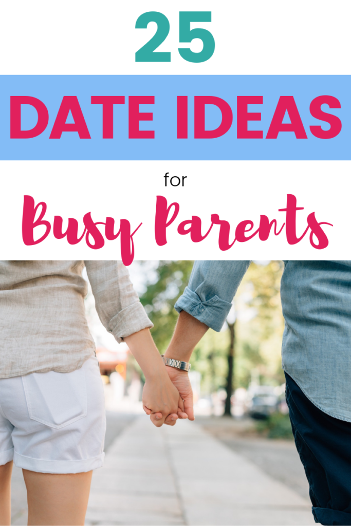 Making time for date night as busy parents can be hard. Here are 25 awesome date night ideas for parents that won't break the bank! Date night ideas at home and away - for any budget! #marriage #datenightideas #datenight #datenightforparents