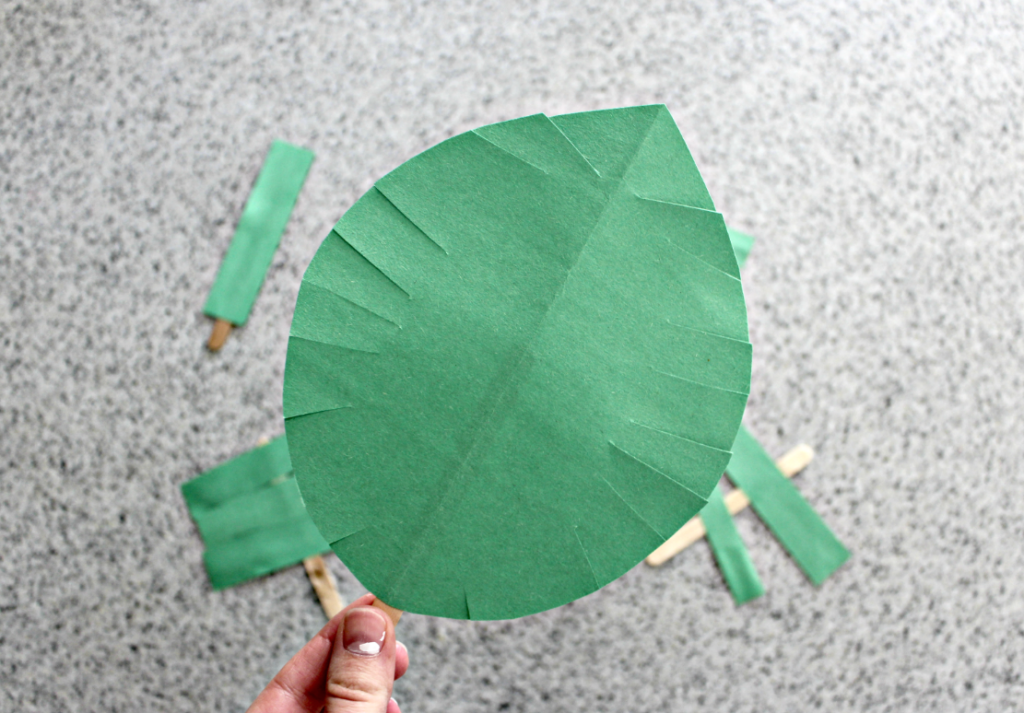 Palm Branch craft for Palm Sunday - Easy Christ-Centered Easter Craft
