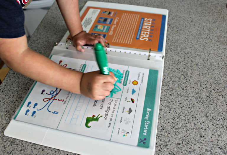 DIY Wipe-Clean Activity Books with Dry-Erase Worksheets