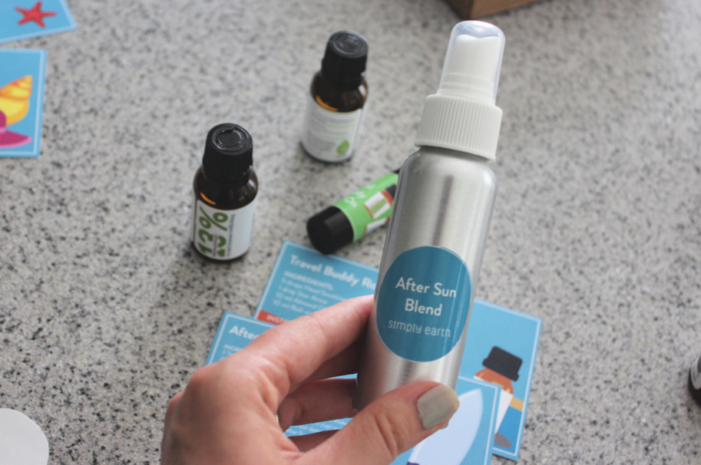 After Sun Skin Care Spray with Essential Oils from Simply Earth Essential Oils