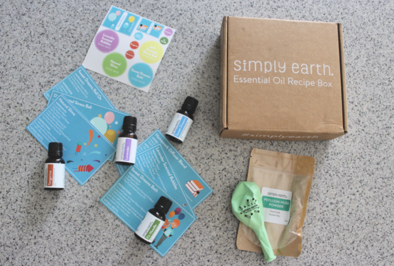 Kid-Friendly DIY Projects with Simply Earth Essential Oils: July Box Review
