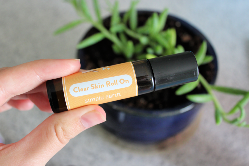 All natural clear skin roll on with essential oils