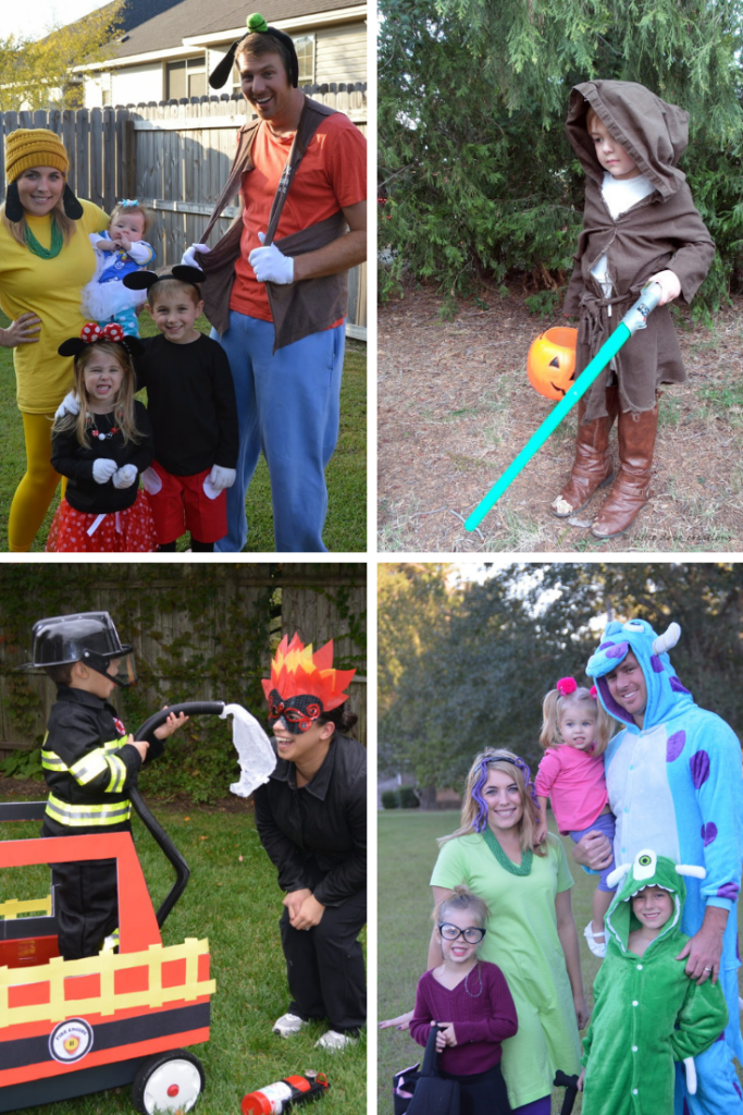 So many great family Halloween costume ideas for families with kids! 