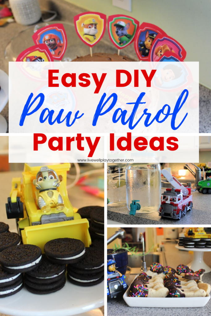 Easy DIY Paw Patrol Party Ideas! Throw a simple and memorable Paw Patrol party your kids are sure to love with these easy Paw Patrol party food ideas!