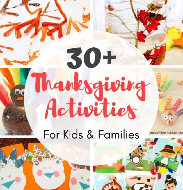 30+ of the Best Thanksgiving Activities for Kids