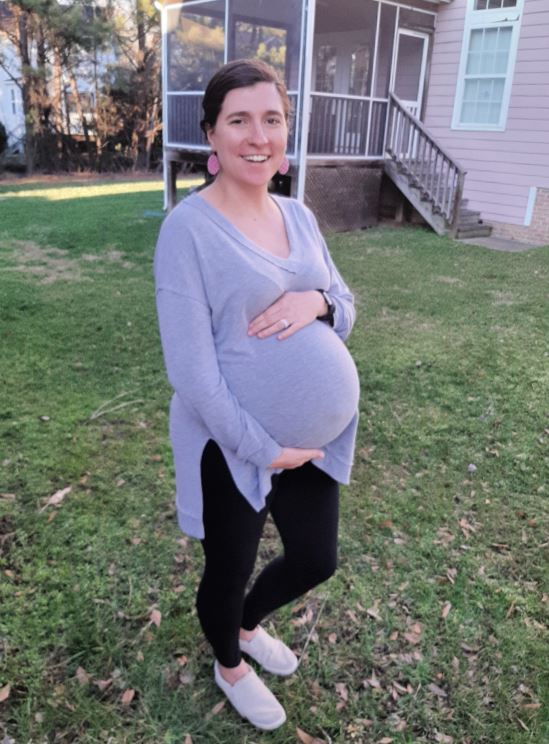 38 Weeks pregnant with baby #3! Pregnancy update and birth story post.