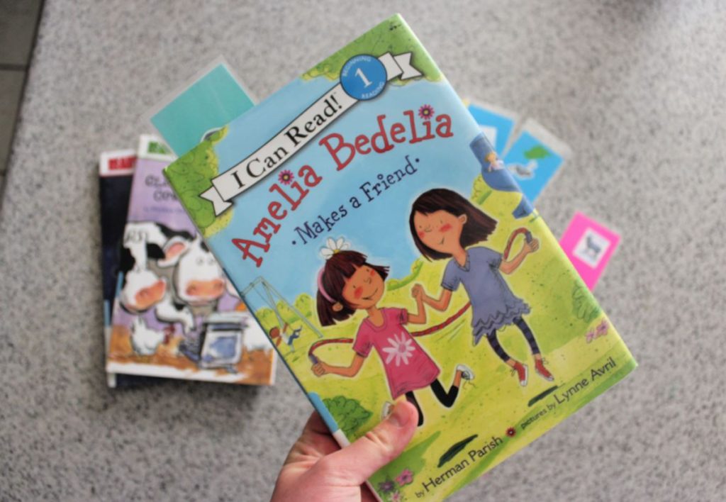 Ameilia Bedelia Makes a Friend book with DIY Bookmark