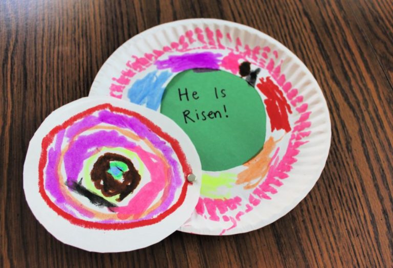 He is Risen!  Empty Tomb Bible Craft for Kids this Easter