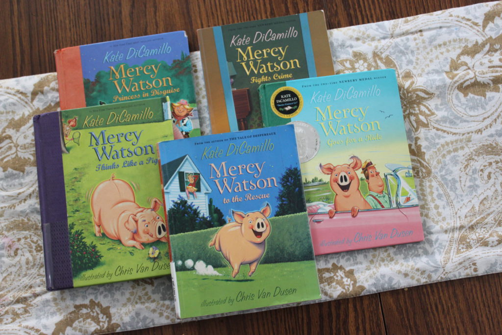 Our new favorite chapter book series for young readers - the Mercy Watson series by Kate DiCamillo