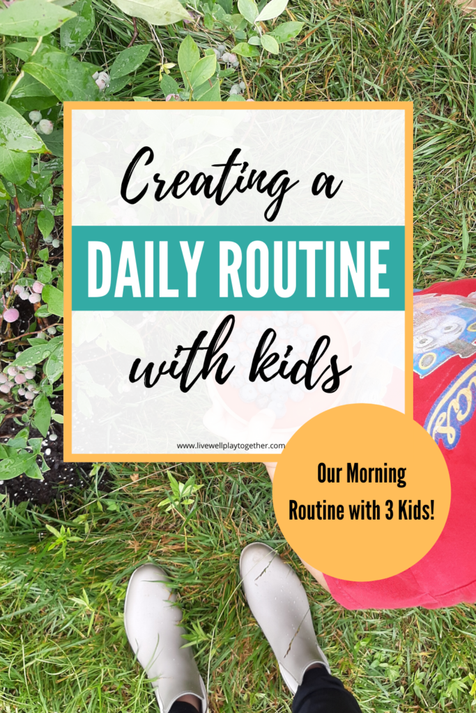 Creating healthy, flexible daily routines is incredibly important.  Especially for children.  Today, we're talking about how we create routines with our 3 kids.  We're also sharing a little about what our daily morning routine looks like in our home.