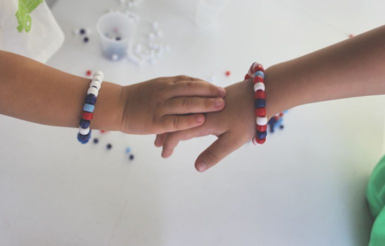 Patriotic Pattern Bracelets | Independence Day Craft for Kids