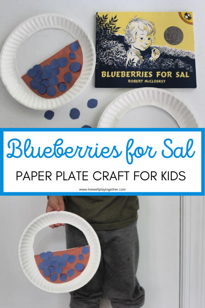 This fun paper plate craft is a great Blueberries for Sal activity. BFIAR preschool activity
