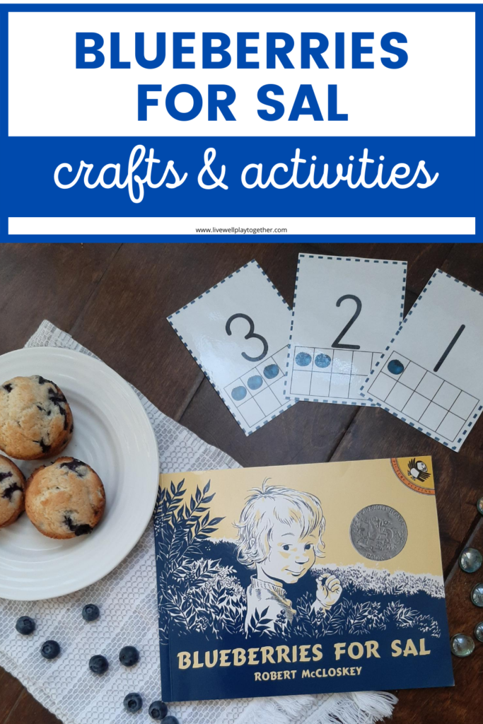 BFIAR - Blueberries for Sal crafts and activities for preschool and kindergarten. Fun way to teach kids through literature.