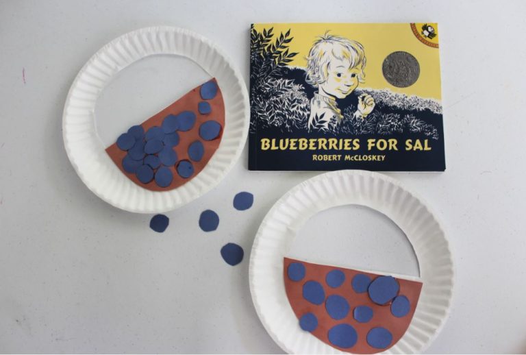 Blueberries for Sal Paper Plate Craft Activity