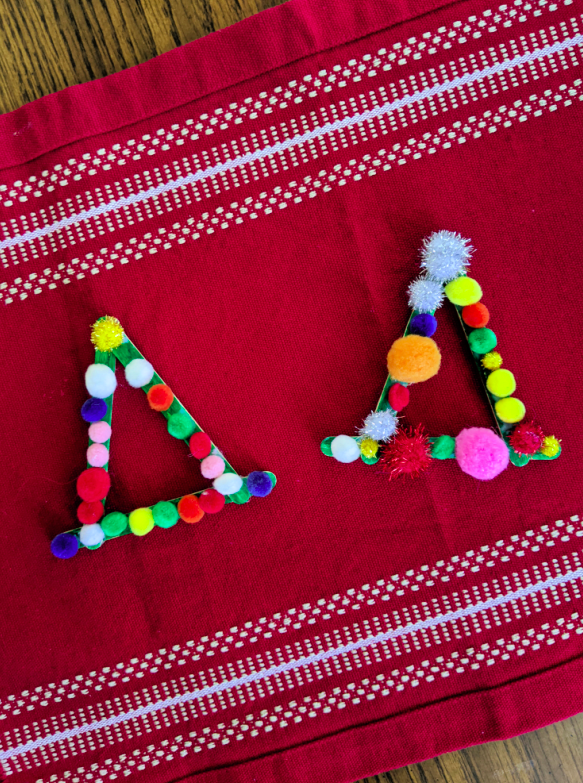 Craft Stick Christmas Tree | DIY Christmas Ornament for Kids