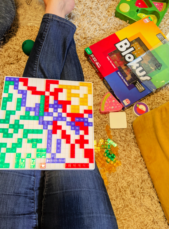 Playing Blokus with kids