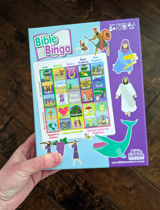 Bible Bingo - a bible game for kids from Bible Games Central 