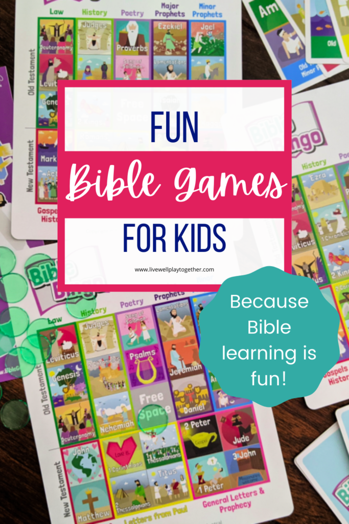 Fun Bible Games for Kids - Bible Bingo, Parable Parade, and Bible Memory Game from Bible Games Central