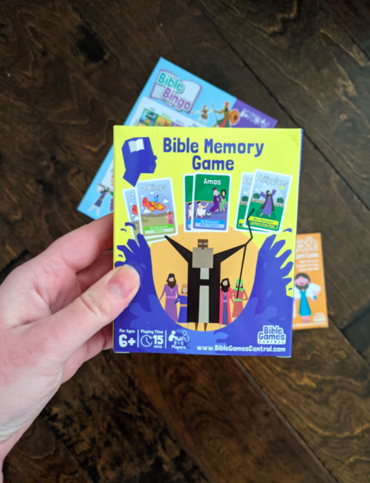 Bible Memory Game from Bible Games Central - Fun ways to teach the Books of the Bible